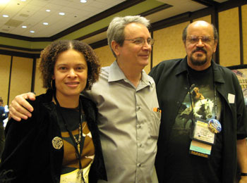 Tony N Todaro with David Gerrold and Leslie Ann Moore